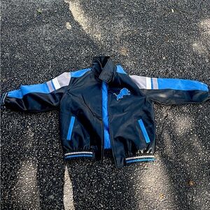 NFL lions leather jacket